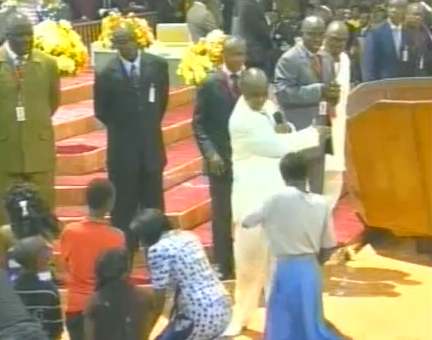 Oyedepo defers Jonathan's slapsgiving ceremony till April 2012 Oyedepo defers Jonathan's slapsgiving ceremony till April 2012